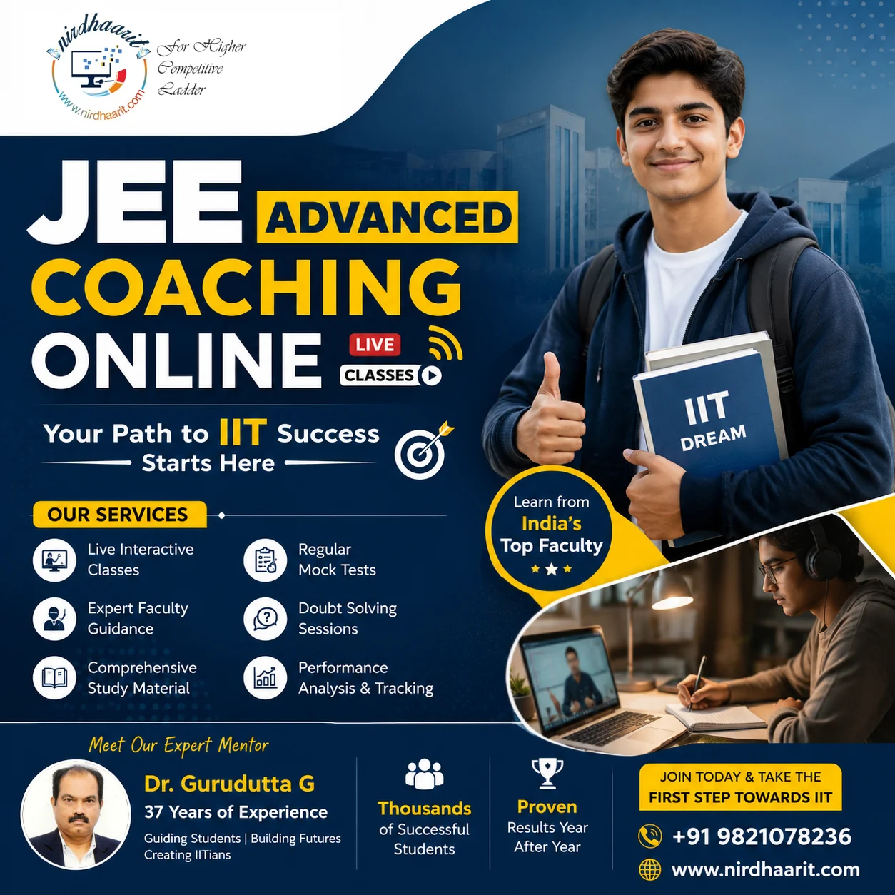 JEE Advanced Coaching Online in Mayur Vihar East Delhi 
