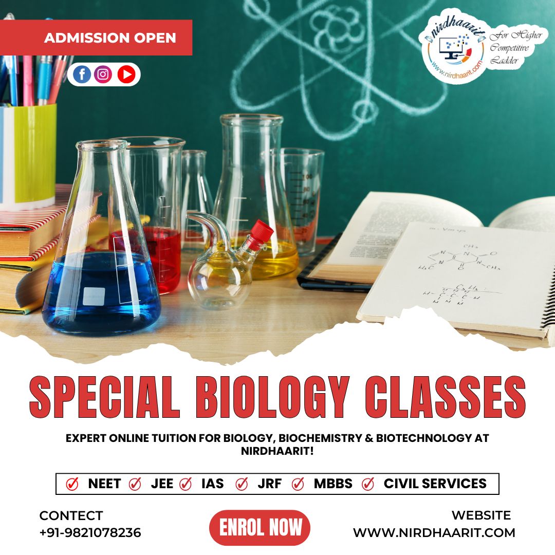 Unlock Your Potential with Expert Online Biology Tuition at Nirdhaarit