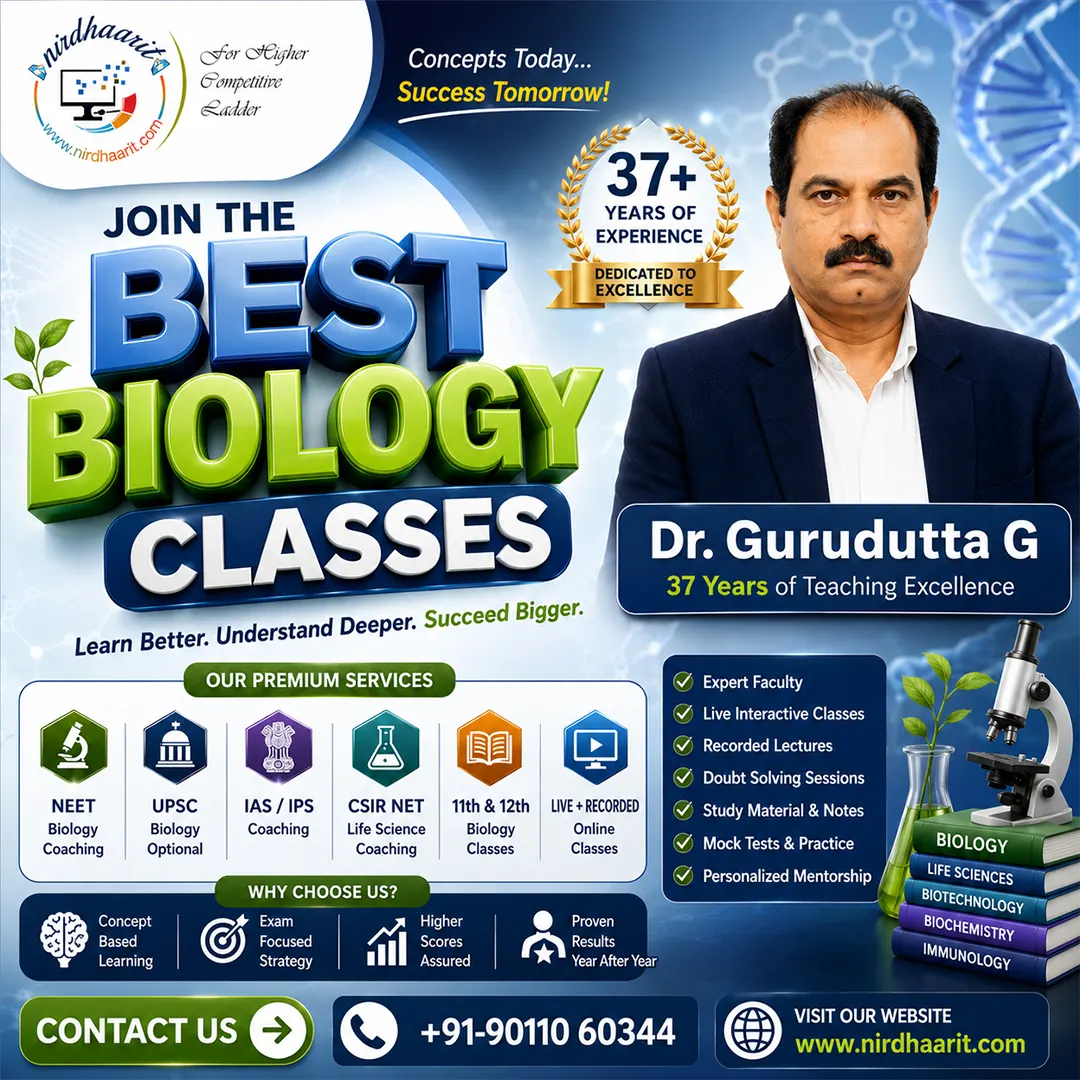 Biology Classes Near Me in East Delhi