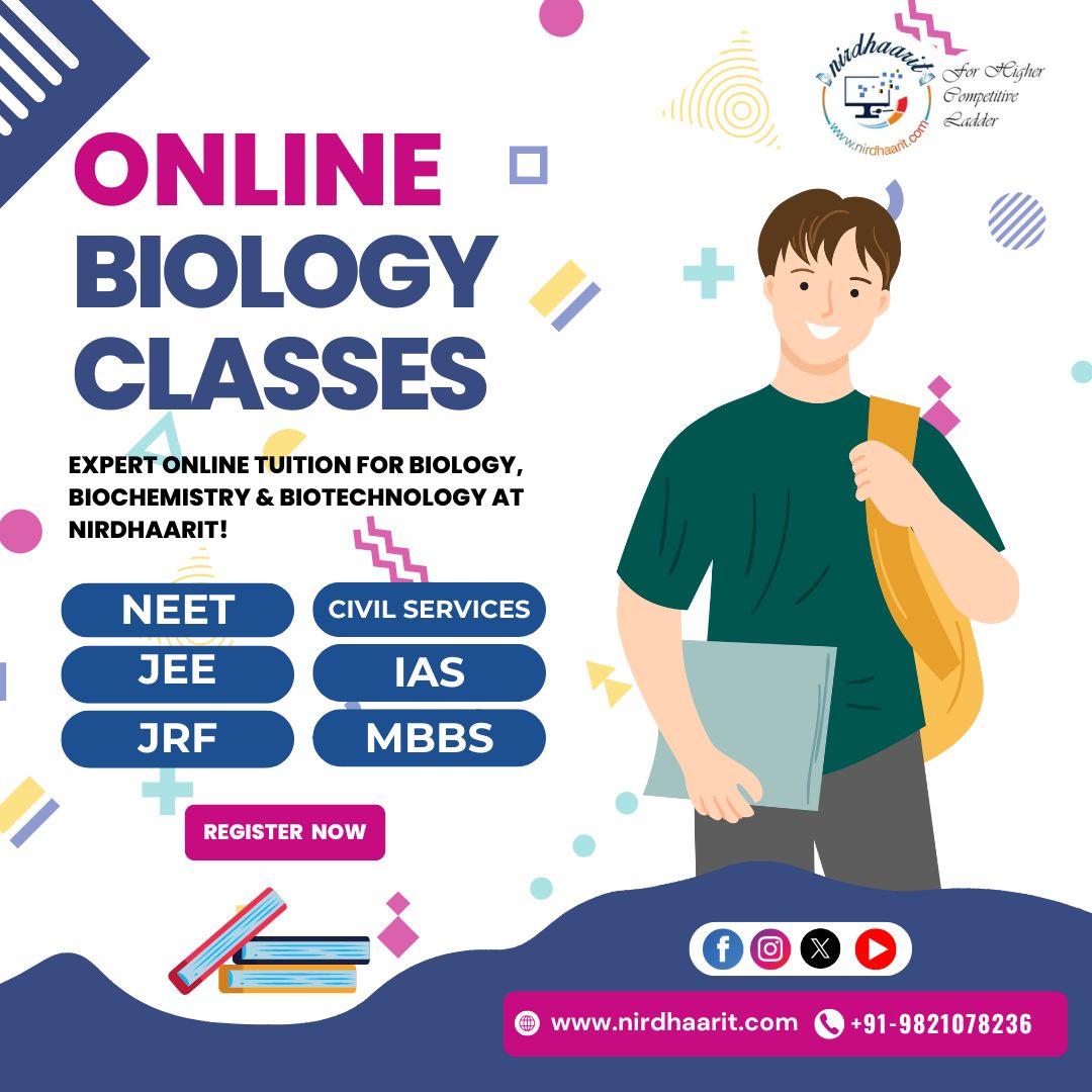 Learn Biology Online with Nirdhaarit: Master Concepts from Home