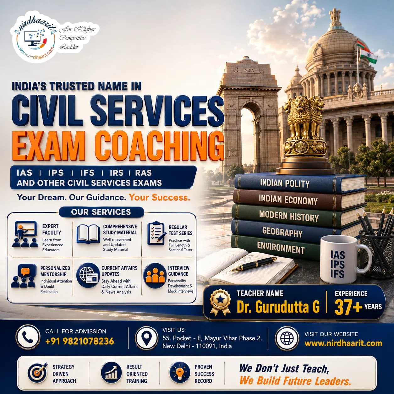 Civil Service Exam Coaching Centre in Delhi
