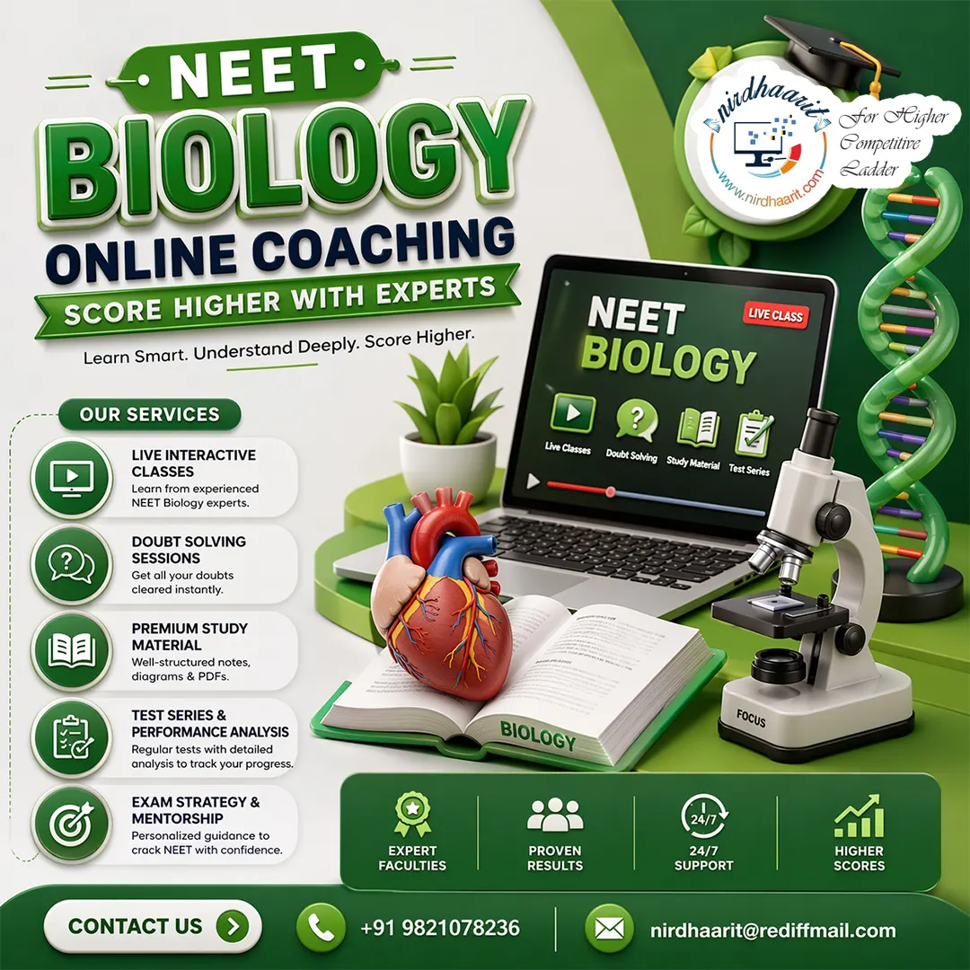Biology Online Coaching in East Delhi 