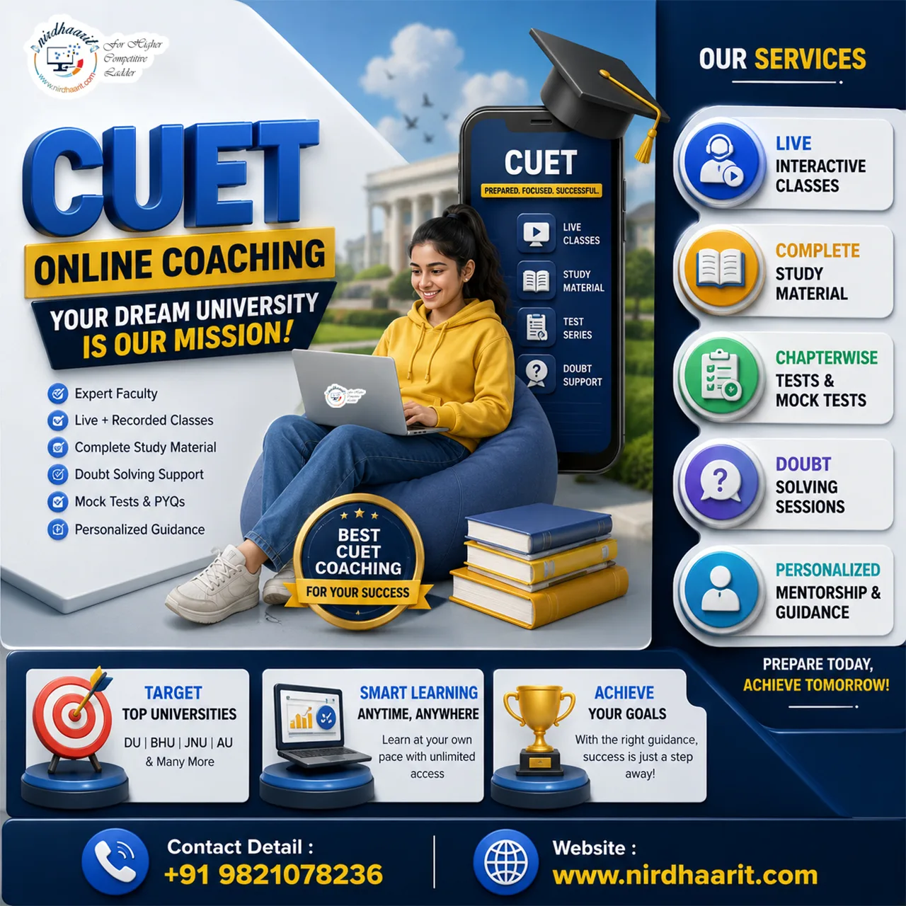 CUET Online Coaching in East Delhi