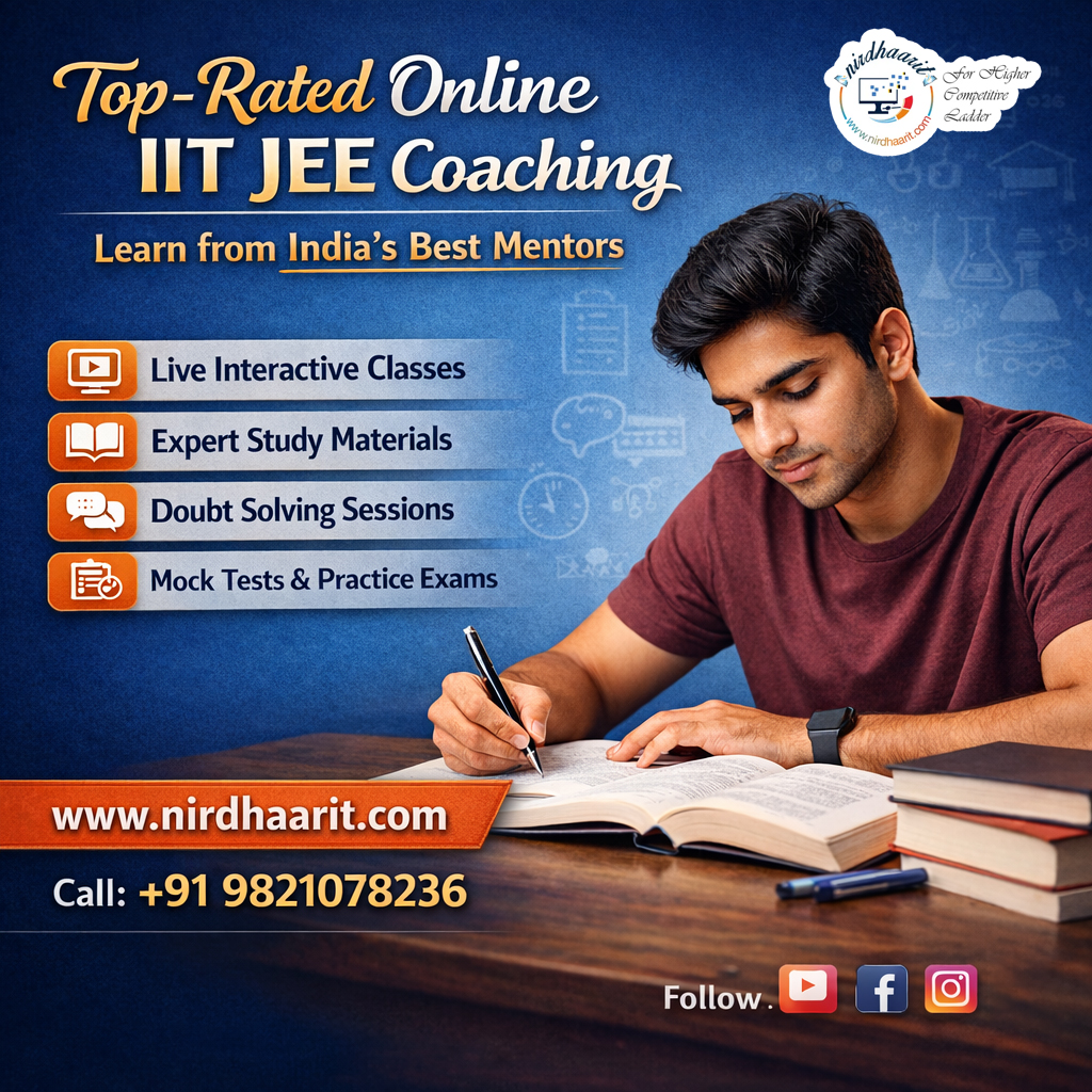 Online Tutor for IIT JEE in Mayur Vihar – Learn Smarter with Nirdhaarit