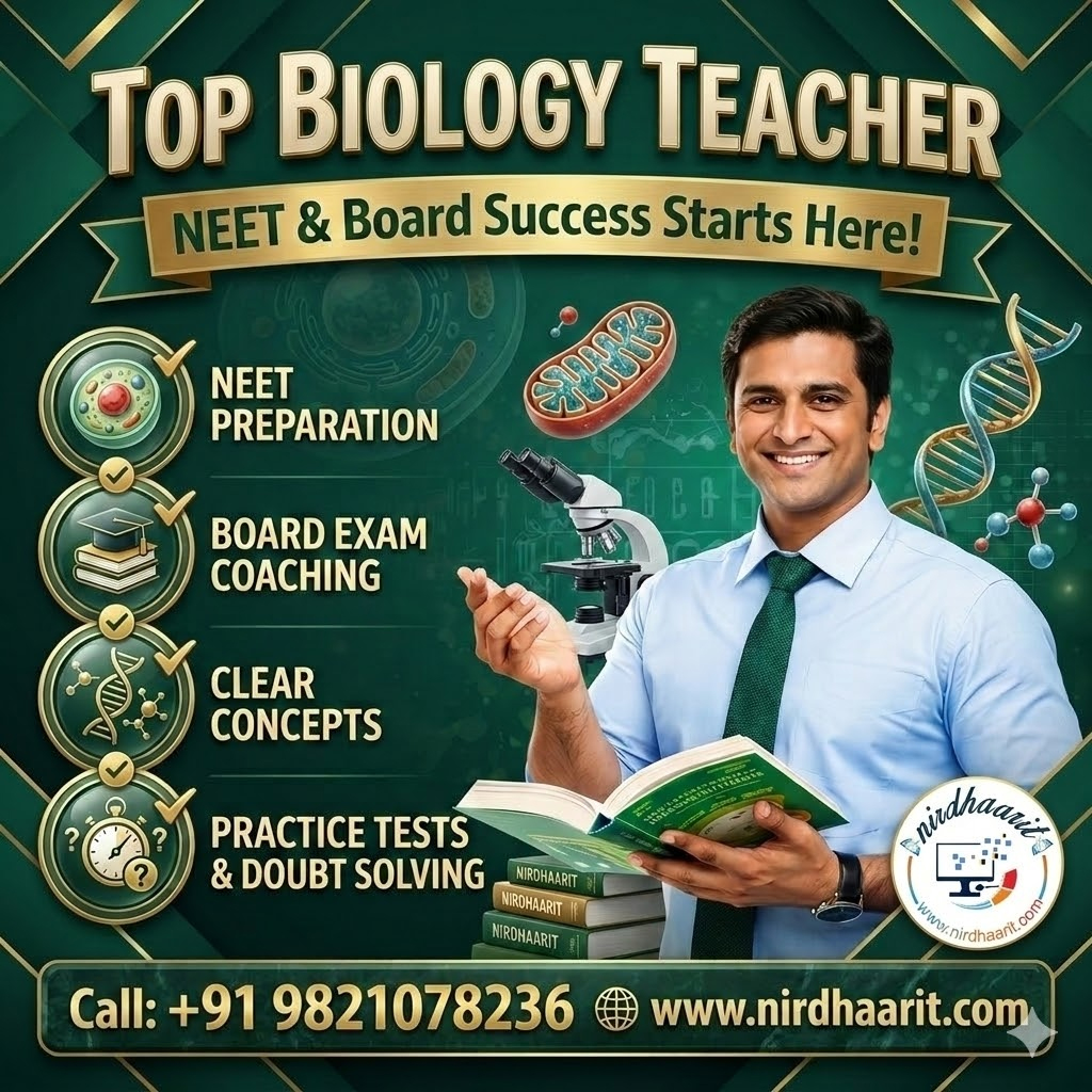 Best Biology Teacher in West Vinod Nagar – Trusted Learning at Nirdhaarit